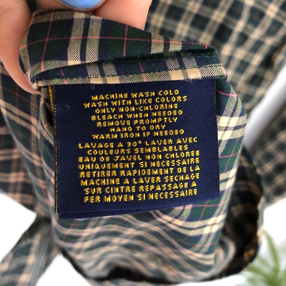 Ralph Lauren Rugby Ruffled Plaid Button Down - Picture 5 of 5